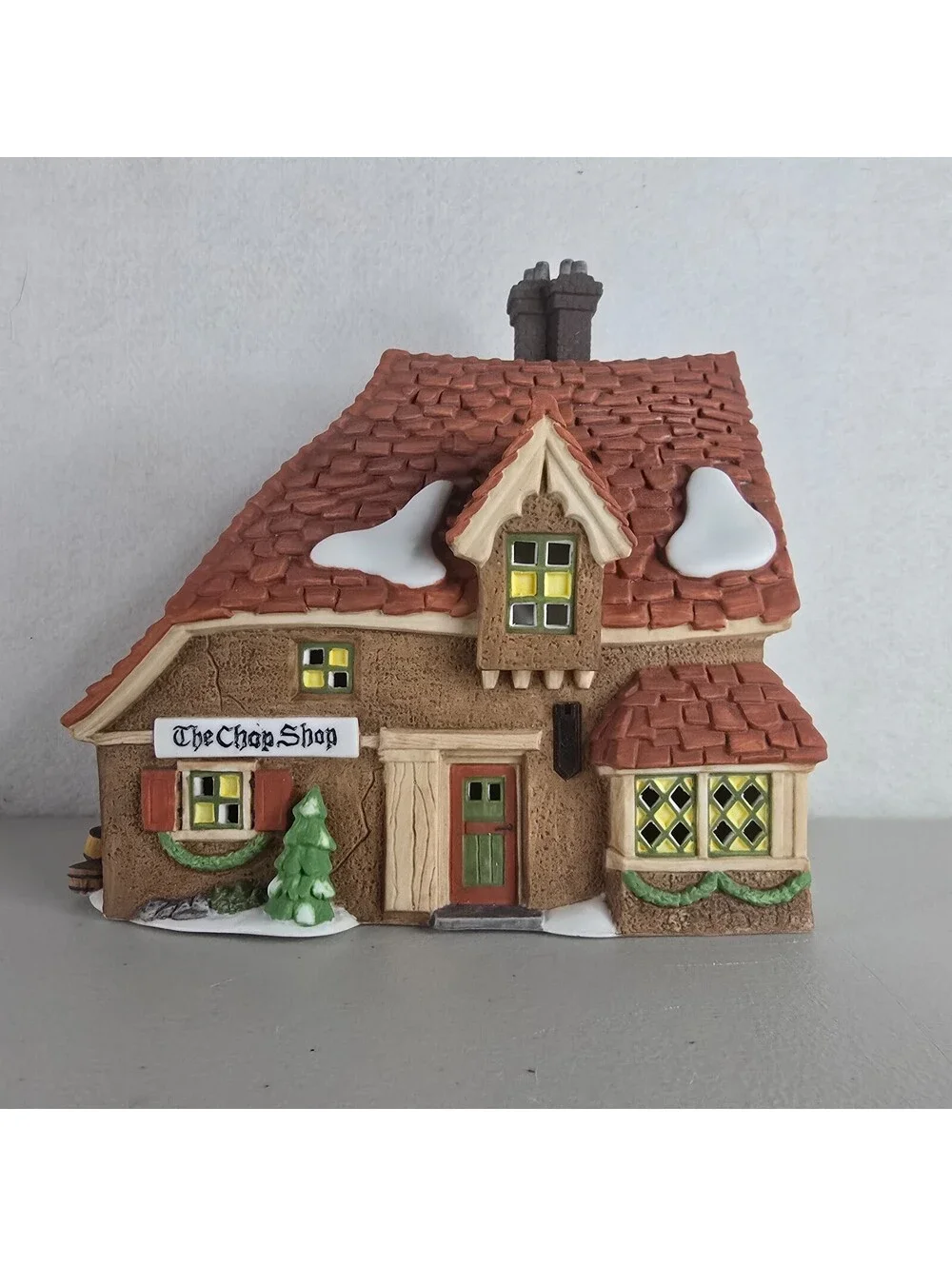 Department 56 The Chop Shop 58331 Light Christmas Village House Dickens Village